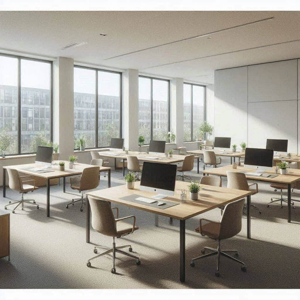 建筑设计公司写字楼办公推进采光通风体验遇到共享设备故障需先核对哪些信息